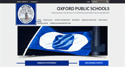 Desktop Screenshot of oxfordpublicschools.org