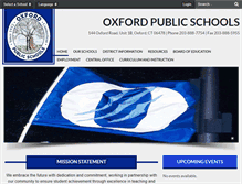 Tablet Screenshot of oxfordpublicschools.org